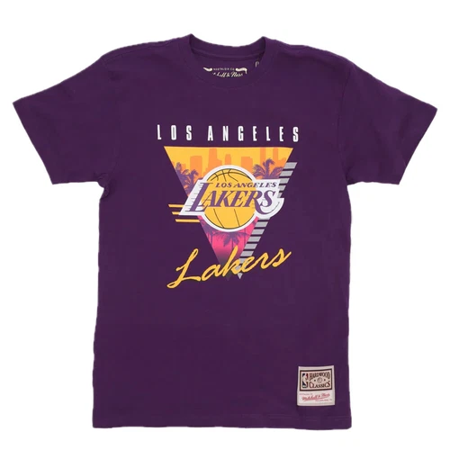Mitchell & Ness T-Shirt NBA LOS ANGELES LAKERS Violet Original