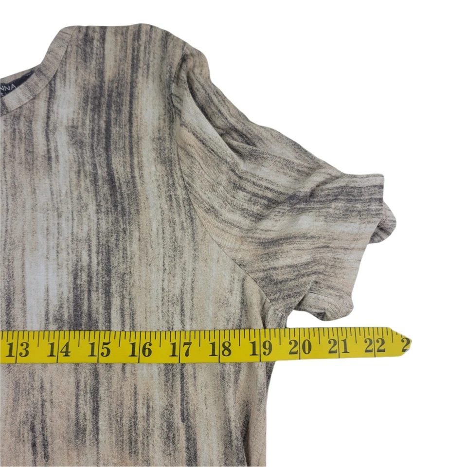 Camiseta Lisa Rinna tamanho médio colorida estampada verão moderna rayon ao ar livre - Imagem 2 de 4