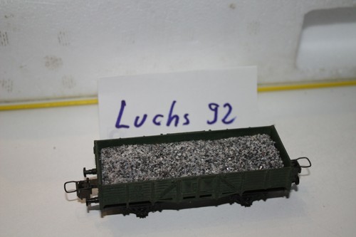TEG224, Trix Express, 53 3413 00, Niederbord-Hilfszugwagen mit Schotterladung | Zustand: Gebraucht