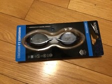 speedo competitive goggles vanquisher 2.0 mirrored new blk blue