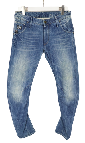 G-STAR RAW Men's 3301 Regular Straight Jeans, Blu  Authentic Faded Blue 51002 B631 A817 28w 30l 124714924
