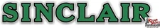 (SINC-STA-11G) 6"X 0.8" GREEN SINCLAIR MOTOR OIL GASOLINE GAS DECAL STICKER