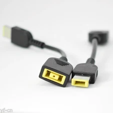 10pcs 14cm Square DC Tip Male To Female M/F Adapter Cable For Lenovo ThinkPad