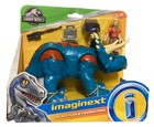 Imaginext Jurassic World Dr. Sattler & Triceratops Dinosaur NEW 3+