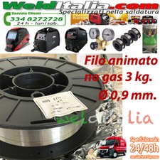 BOBINA FILO ANIMATO SALDATRICE  Ø 0,9 MM DA 3,0 KG NO GAS TELWIN PARKSIDE AWELCO