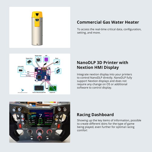 Nextion 2.4-7,0 Zoll HMI LCD-TFT Touch Display Modul Enhanced Series für Arduino - Bild 8 von 57