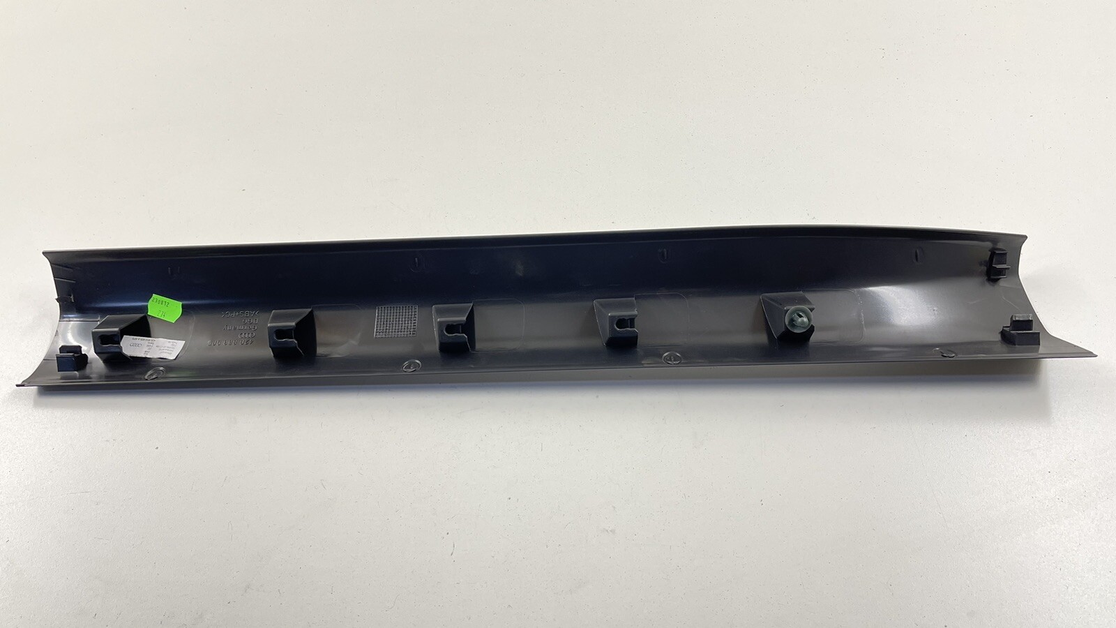 08-15 AUDI R8 SPYDER DRIVER LEFT INNER DOOR SILL SCUFF PLATE COVER TRIM OEM