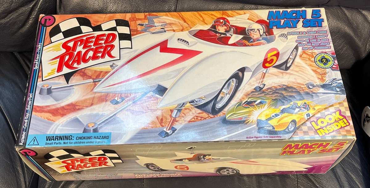ReSaurus Speed Racer Mach V 5 Play Set w/ Spridle & Chim Chim NEW 