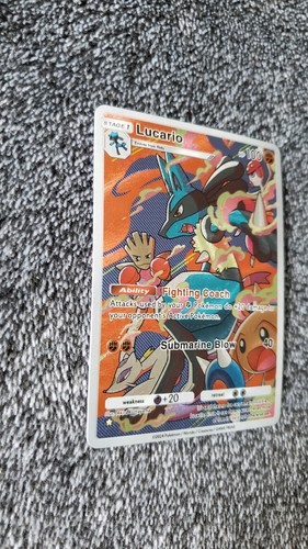 ART CARD ~ Pokemon Pocket TCG Lucario Illustration Immersive TEXTURED ~ - Picture 5 of 6