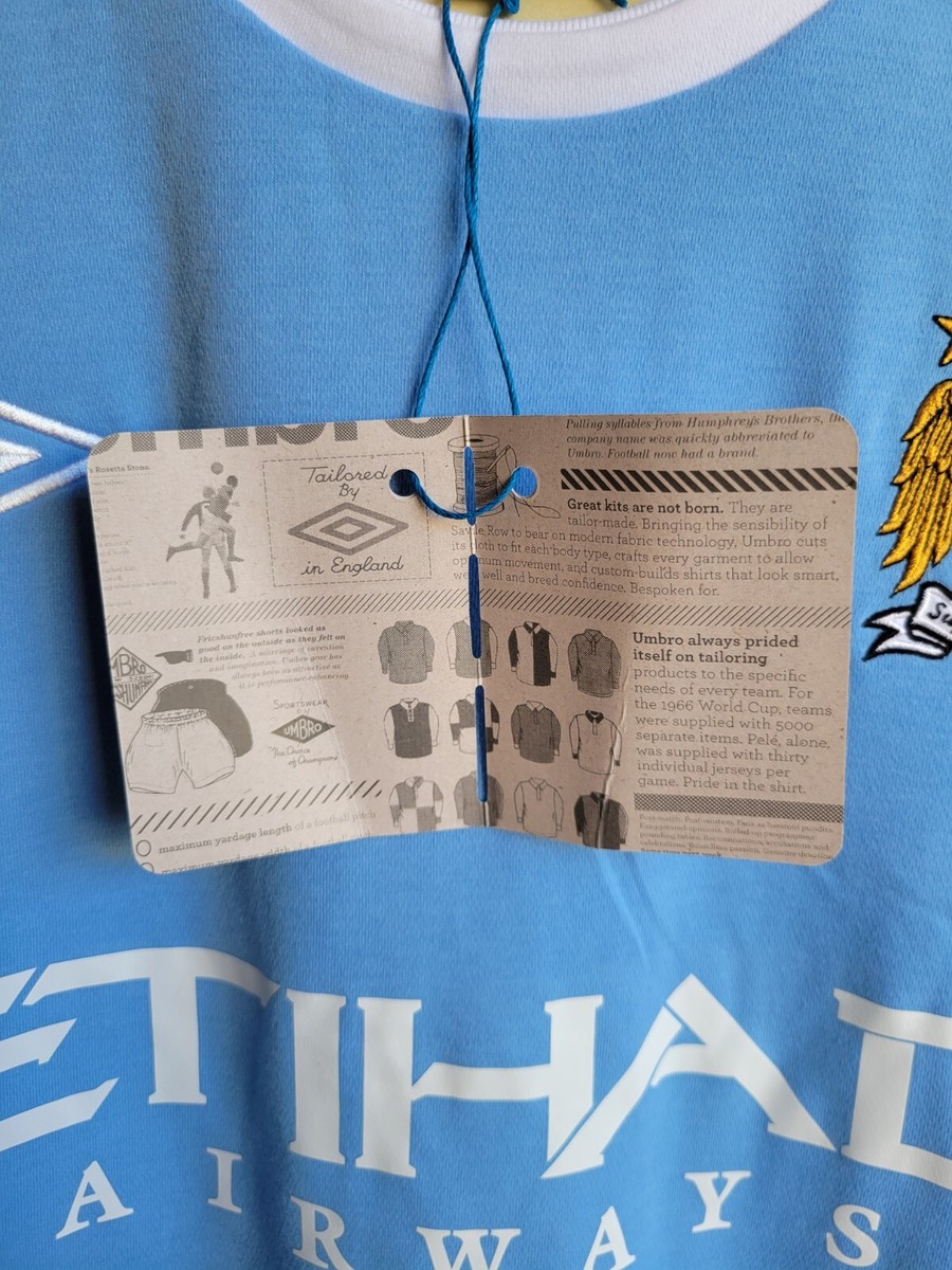 ウェア Umbro Manchester City Manchester City Soccer Umbro Jacket Mens XL Blue Etihad