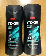 2 Pack: AXE Apollo Body Wash, 16 oz ea.  - W6E