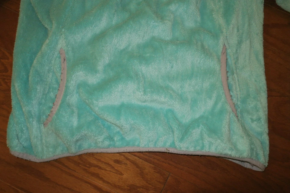 L YOUTH ❤FREE COUNTRY❤ SUÉTER CÁRDIGAN❤️ TERCIOPELO VERDE ❤️SÚPER SUAVE HINCHADO CÁLIDO❤️ Foto 2 de 4