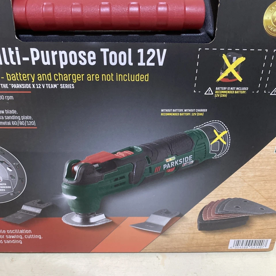 Parkside Cordless Multi-Purpose Tool 12V  PAMFW 12 D4 bare unit only - Image 4 of 4