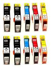 10 CARTUCCE 364XL PER HP PHOTOSMART B109A B010A B110A C309 DESKJET 3070A