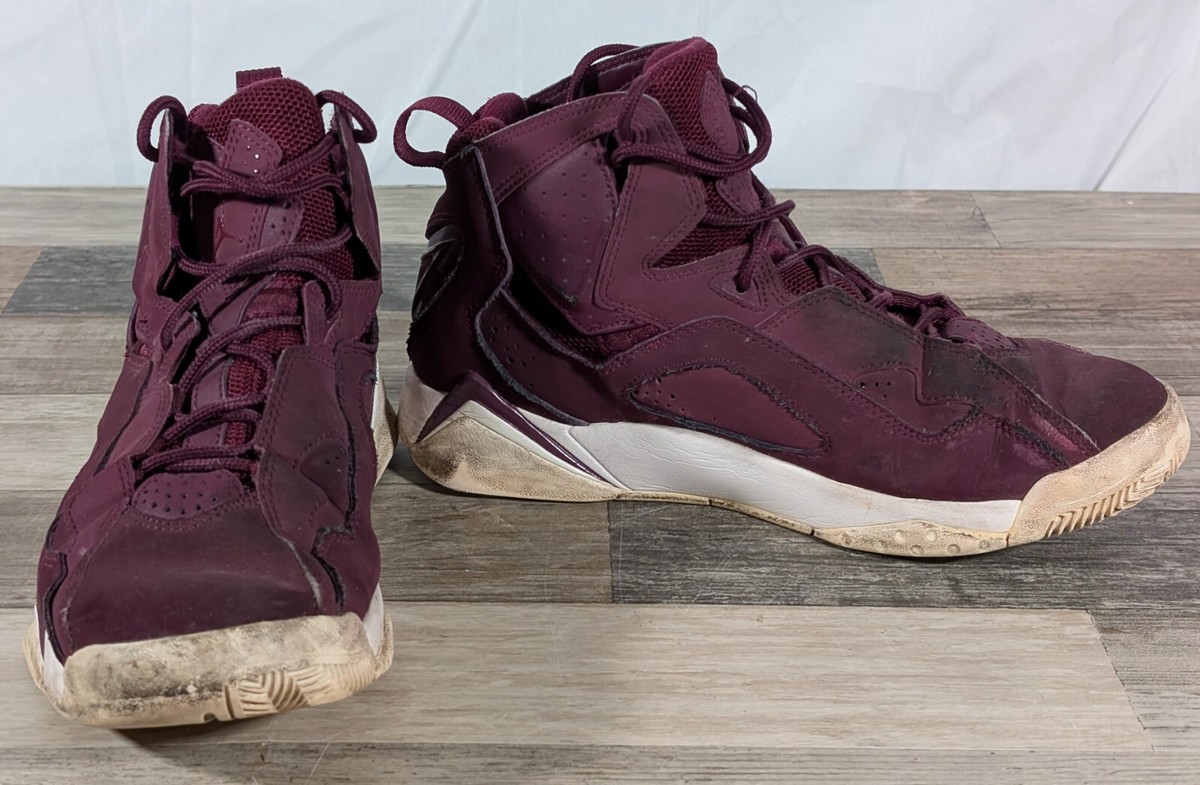 Nike Air Jordan True Flight Bordeaux 342964-625 Burgundy Maroon Men Sz