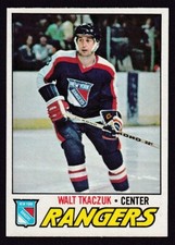 1977/78 WALT TKACZUK CARD NO:90 NEAR MINT CONDITION 