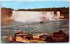 American Falls from the "Maid of the Mist" Landing - Niagara Falls, New York