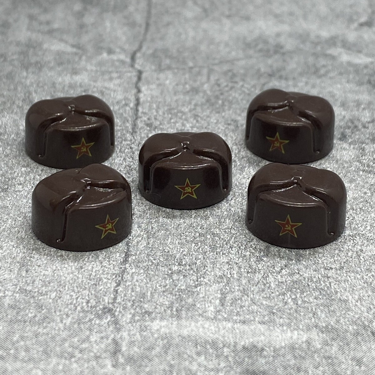 5pack WW2 Russian Soldier Winter Hat Blocks Accessories for
