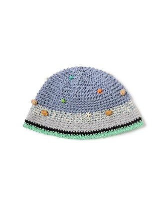 (ASK availability First) BEAMS MISU A BARBE / SEA BEANIE BLUE New