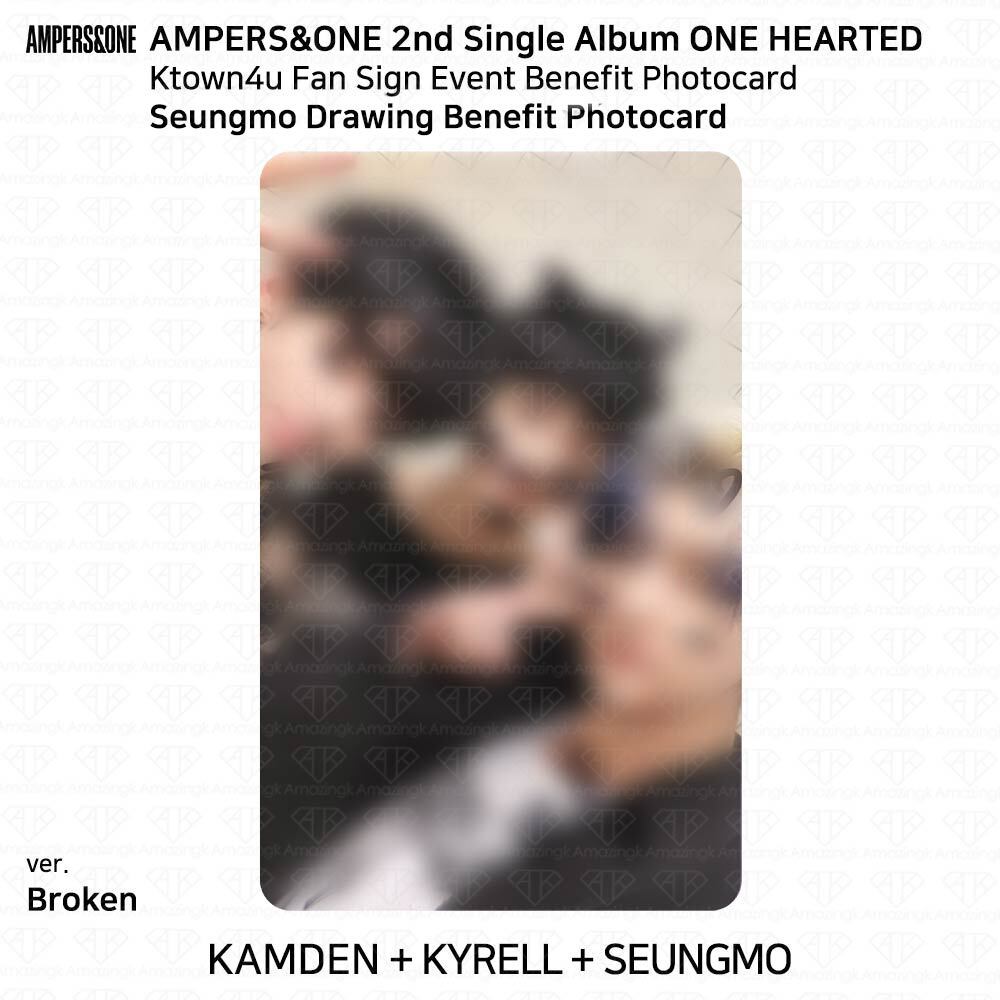 AMPERSANDONE 2nd Single Album ONE HEARTED Ktown4u Fan Sign Event