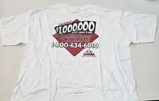 Vintage Sahara Las Vegas Shirt Mens L Promo 90s Casino Hotel White