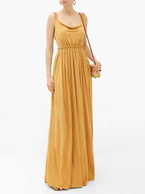 MATTEAU The Cowl open back jersey maxi dress size 4 - BNWT - RRP: $930