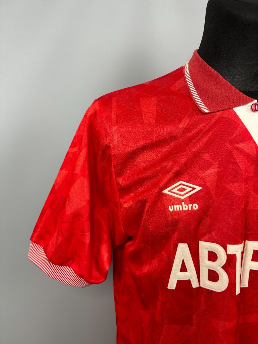 ABERDEEN 1990 1991 HOME SHIRT FOOTBALL SOCCER JERSEY UMBRO MENS