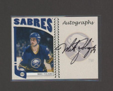 2004-05 ITG Franchises US East Autographs #AMF Mike Foligno         *21858