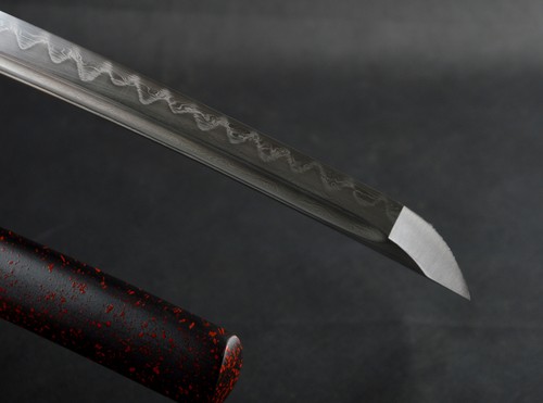 Nueva espada funcional samurái japonesa afilada T10 Katana templada en arcilla templada doblada T10 - Imagen 5 de 12