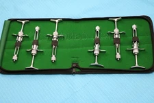 GERMAN SET OF  6 DENTAL ASPIRATING SYRINGE DENTAL INSTRUMENTS 1.8CC A+ QUALITY