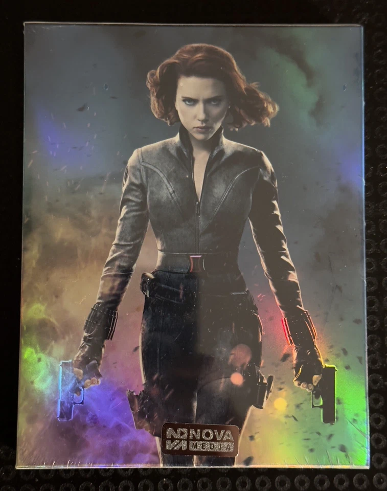 AVENGERS Steelbook - Novamedia Fullslip B Captain America (3D, Blu-ray) SEALED Foto 2 de 4