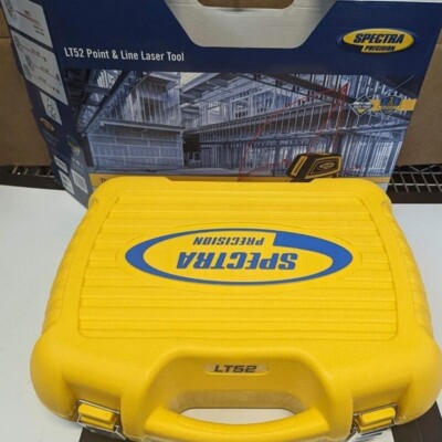 Spectra Precision LT52 Red Beam Point & Line Laser Tool