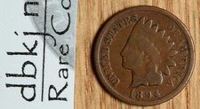 1894 Indian Head 1¢ Cent Penny - G - Good