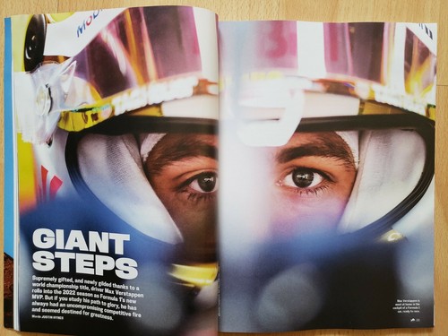 Max Verstappen, Mario Andretti, Saray Khumalo, Lucy Taylor Red Bulletin May 2022 - Picture 2 of 12