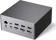 USB C Docking Station Triple 4K Extended Display Compatible With macOS Windows