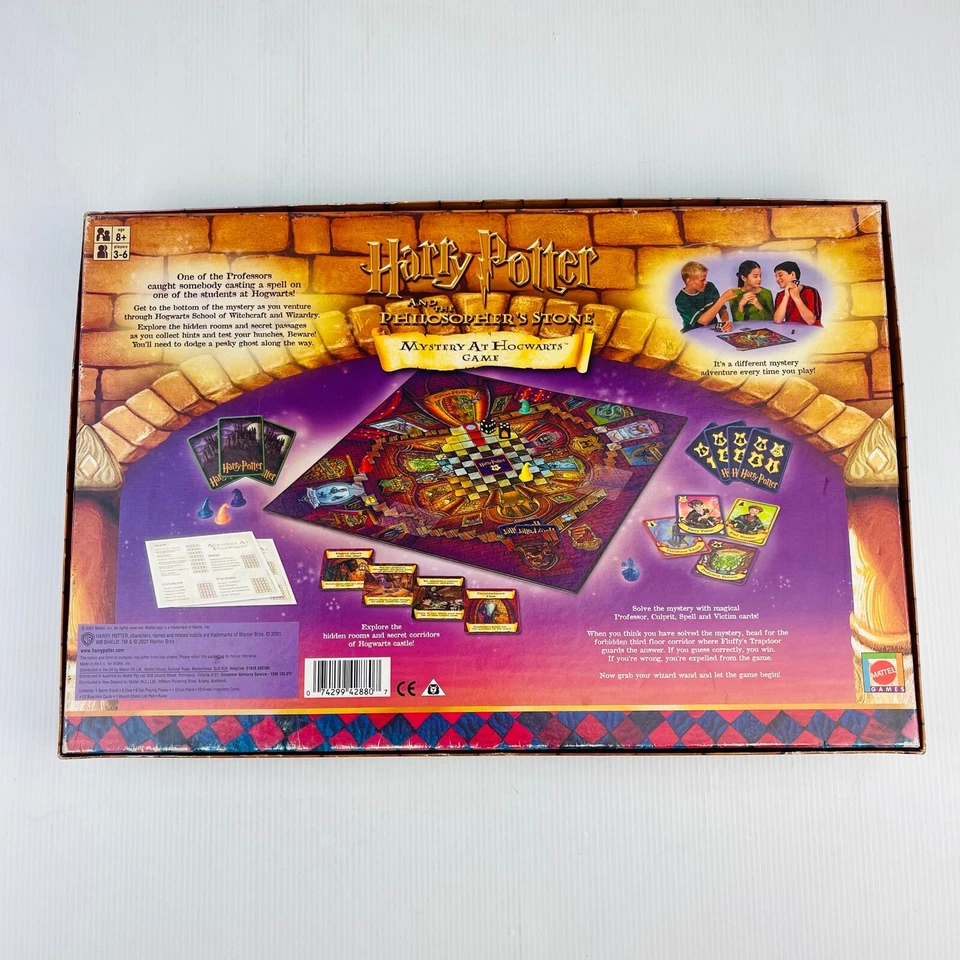 Harry Potter and the Philosopher's Stone Mystery at Hogwarts Board Game 2001 - image 3 of 4