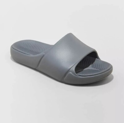   Kids' Apollo Slip-On Slide Sandals Gray - All in Motion - SIZE 5