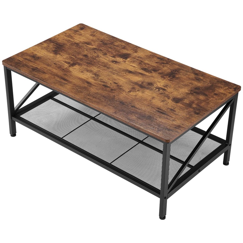 Uimoso 3 Pieces Living Room Table Sets 41.3 in Coffee Table with 2 End ...