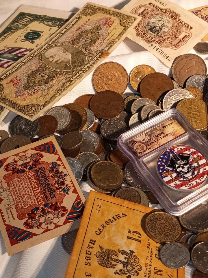 OLD U.S. Coin Lots ✯ Estate Sale World Currency More - Image 4 of 4