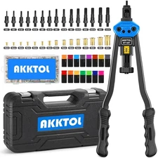 Rivet Nut Tool kit 16" Rivnut Tool Kit with 15 Metric and SAE Mandrels 125-PC...