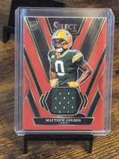 Matthew Golden [RC] - 2025 Panini Select Red Prizm Rookie Swatches #RSW-MGN