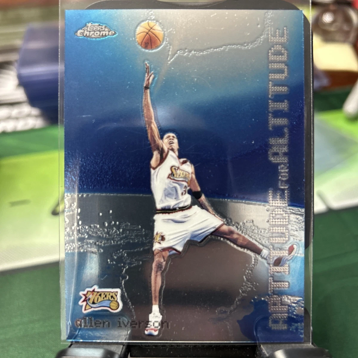 その他 2000 Fleer Allen Iverson Autographics Fleer Allen Iverson Basketball 2000-01 Season Sports Trading Cards