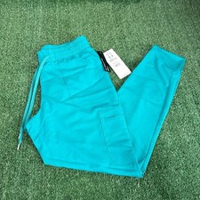 NWT Cherokee Modern Classic Coolmax Teal Blue Jogger Size Small