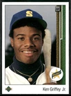 1989 Upper Deck Baseball Ken Griffey Jr. Star Rookie #1 Mariners