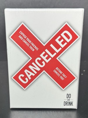 New! Fun Adult Party Game - CANCELLED - Roast Your Friends Night Card 3+ players