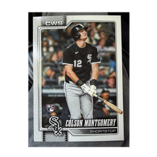 Topps 2026 Series 1 Colson Montgomery Rookie #157 Chicago White Sox