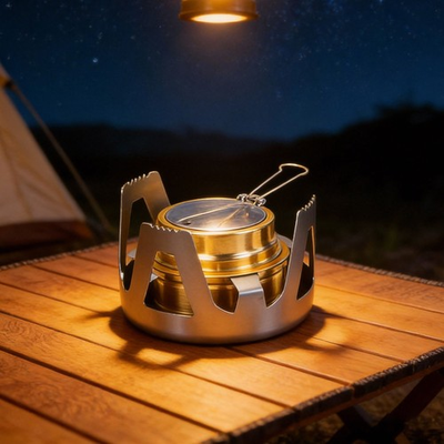 #ad Outdoor Mini Portable Alcohol Stove Burner for Backpacking Hiking Camping TooldT $10.21