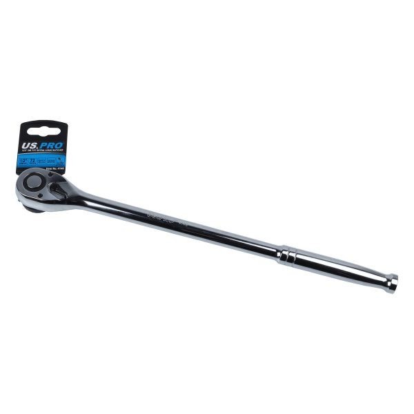 US PRO 1/2 Drive Extra Long Ratchet 72T 380mm Quick Release Heavy Duty Chrome