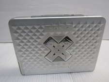 Sony WM-EX655 Walkman Cassette Player Silver Made in Japan Junk Power On