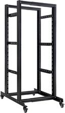Adjustable Server Rack 27U Open Frame Rack 19" Server/Audio Network Equipment